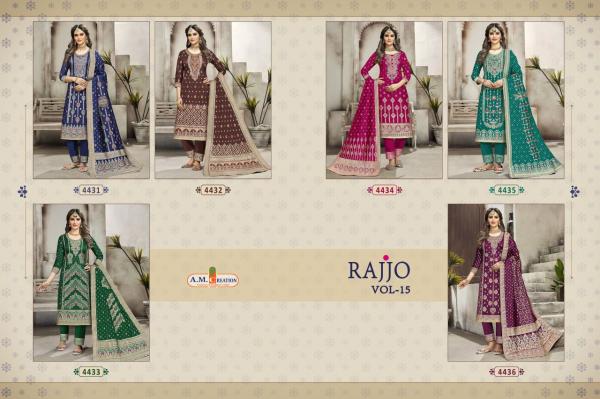 Rajjo vol 15 Silk Embroidery Designer Salwar Suit